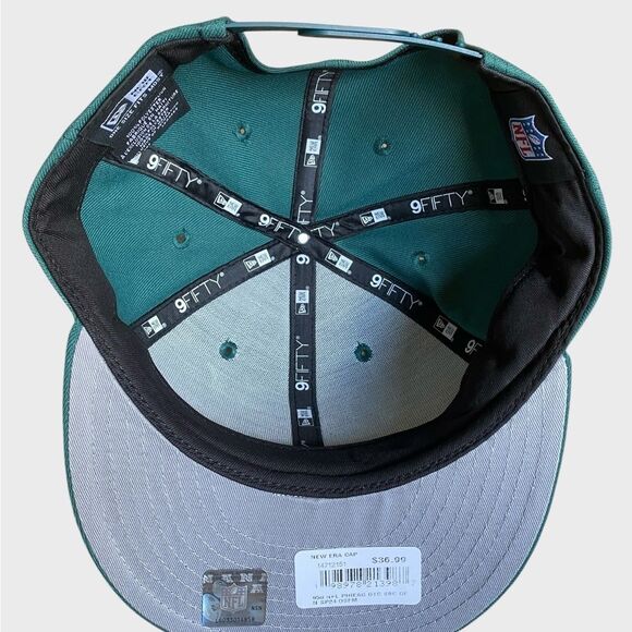 NEW Philadelphia Eagles New Era Super Bowl Champions Hat 9FIFTY Snapback Green - Picture 12 of 13